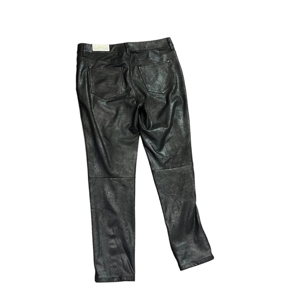 Chicos Black Faux-Suede Knit Pants - Picture 7 of 10